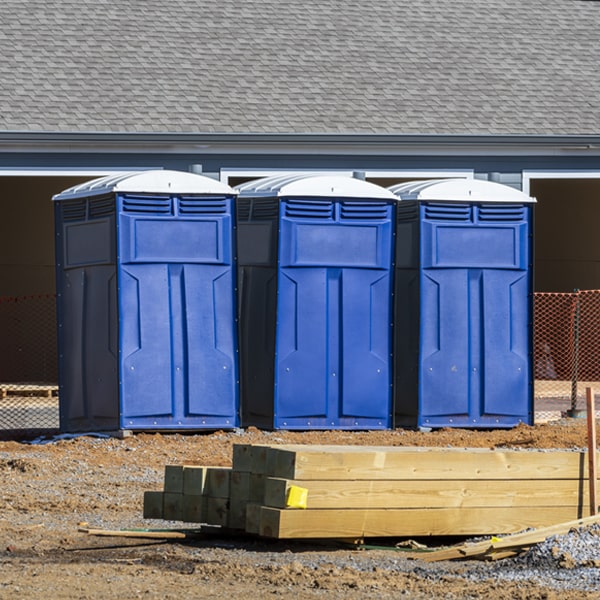 how can i report damages or issues with the porta potties during my rental period in Advent West Virginia